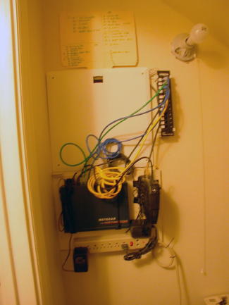 Lower level fireplace